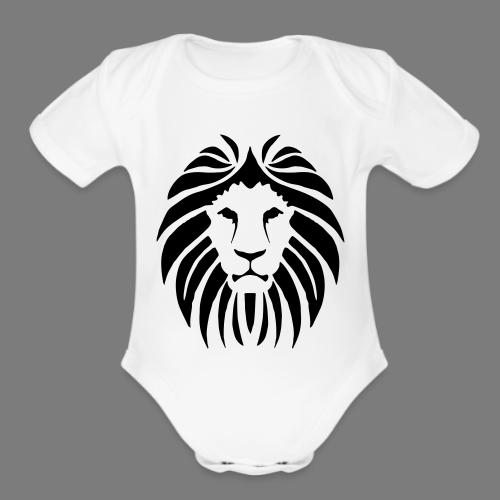 Lion - Organic Short Sleeve Baby Bodysuit