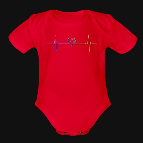 Live & Breathe Dog - Organic Short Sleeve Baby Bodysuit