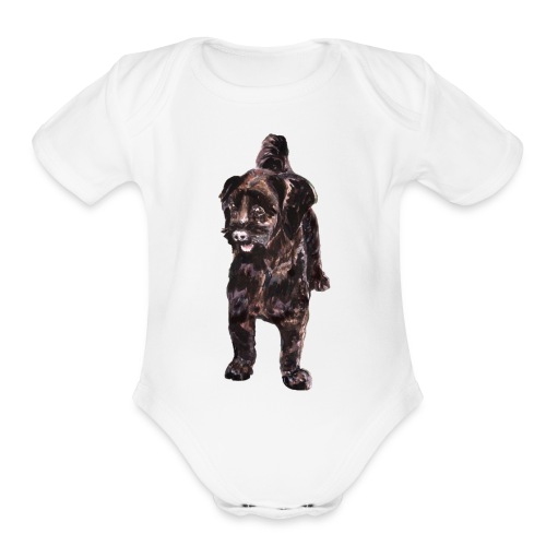 Dog - Organic Short Sleeve Baby Bodysuit