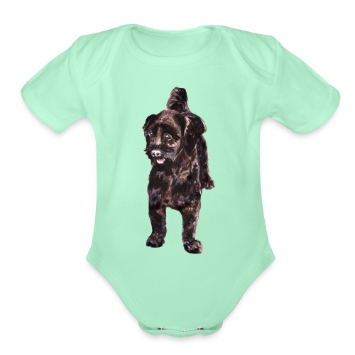 Dog - Organic Short Sleeve Baby Bodysuit