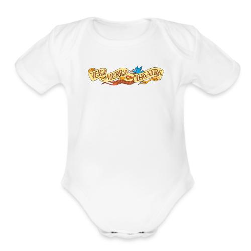 VMT Yellow Logo - Organic Short Sleeve Baby Bodysuit