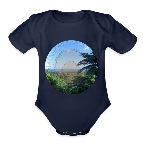 Landscape Filter - Organic Short Sleeve Baby Bodysuit