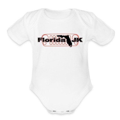 Florida JK Logo - Organic Short Sleeve Baby Bodysuit
