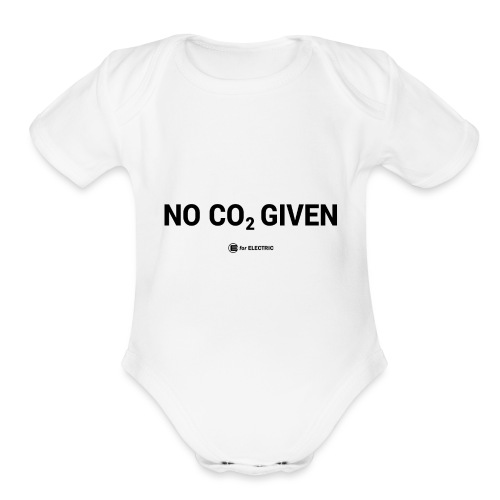 No CO2 Given - Organic Short Sleeve Baby Bodysuit