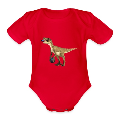 amraptor - Organic Short Sleeve Baby Bodysuit