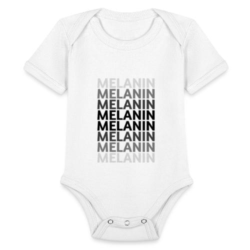 Shades of Melanin - Organic Short Sleeve Baby Bodysuit