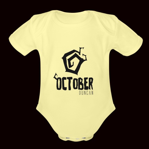 October Duncan2 01 png - Organic Short Sleeve Baby Bodysuit
