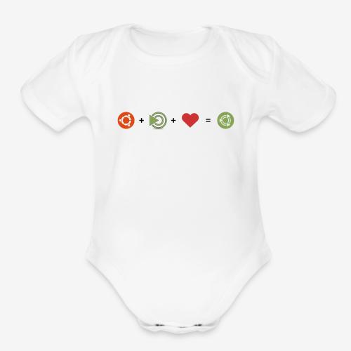 Ubuntu MATE Lurve - Organic Short Sleeve Baby Bodysuit