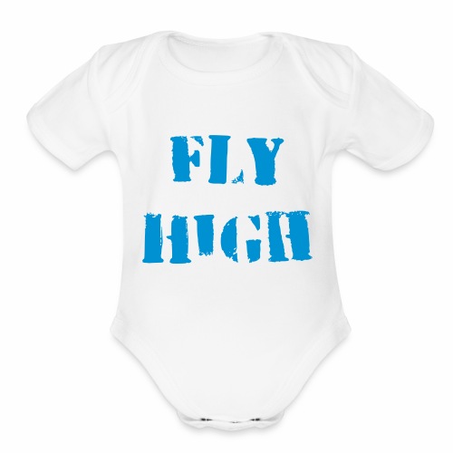 fly - Organic Short Sleeve Baby Bodysuit