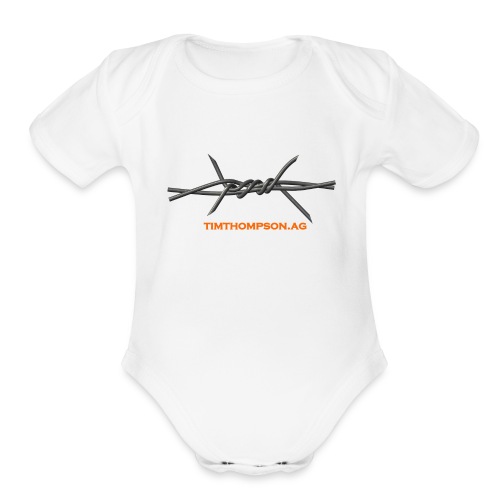 T Shirt Wire - Organic Short Sleeve Baby Bodysuit