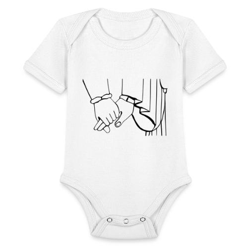 Love and Peace in Parseh - Organic Short Sleeve Baby Bodysuit