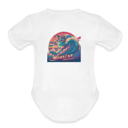 Vintage Wavecat - Organic Short Sleeve Baby Bodysuit