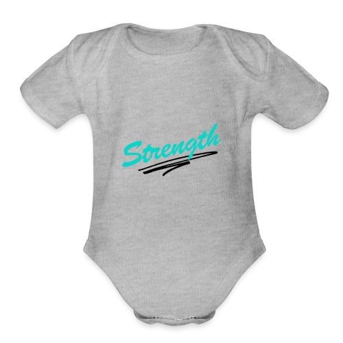 Strength Tank - Organic Short Sleeve Baby Bodysuit