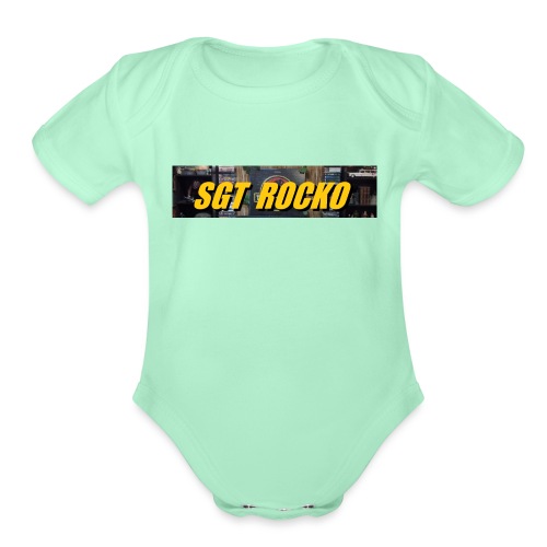 RockoWear Banner - Organic Short Sleeve Baby Bodysuit