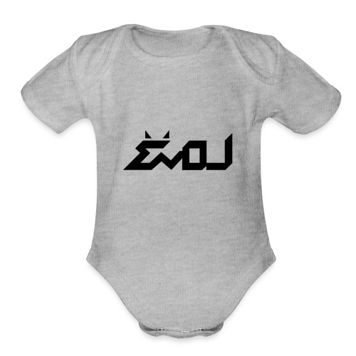 evol logo - Organic Short Sleeve Baby Bodysuit