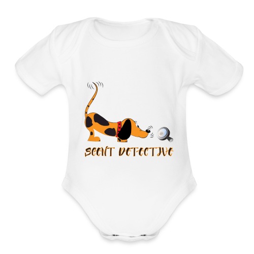Scent Detective - Organic Short Sleeve Baby Bodysuit