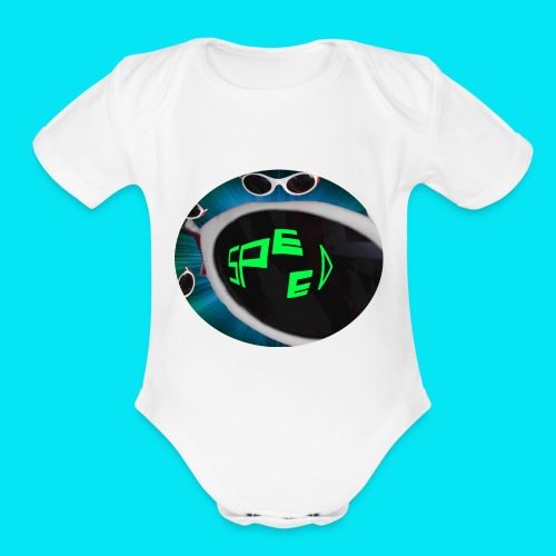 Speed - Organic Short Sleeve Baby Bodysuit