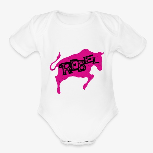 Rebel - Organic Short Sleeve Baby Bodysuit