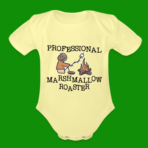 Professional Marshmallow Roaster - Organic Short Sleeve Baby Bodysuit
