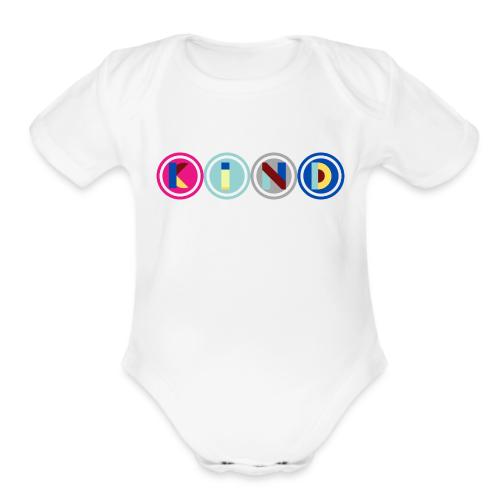 Kind Quotes - Organic Short Sleeve Baby Bodysuit