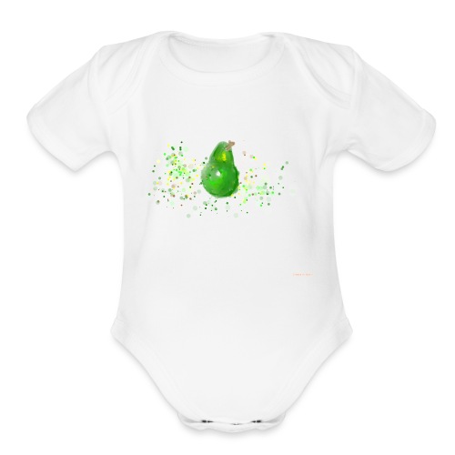 Pear - Organic Short Sleeve Baby Bodysuit