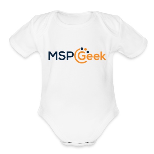 MSPGeekFull - Organic Short Sleeve Baby Bodysuit