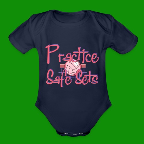 Practice Safe Sets - Organic Short Sleeve Baby Bodysuit