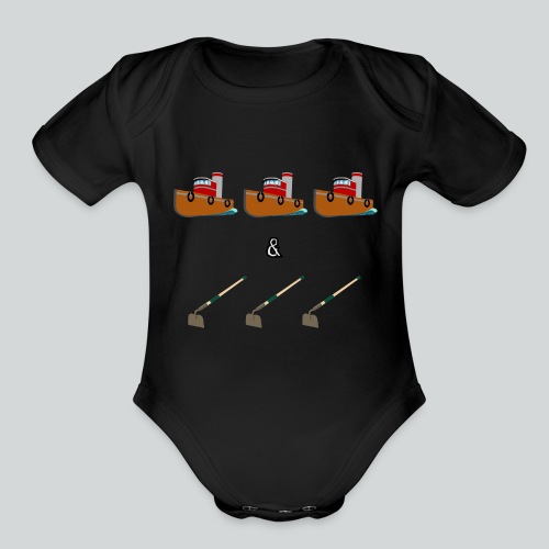Boats and Hoes - Organic Short Sleeve Baby Bodysuit