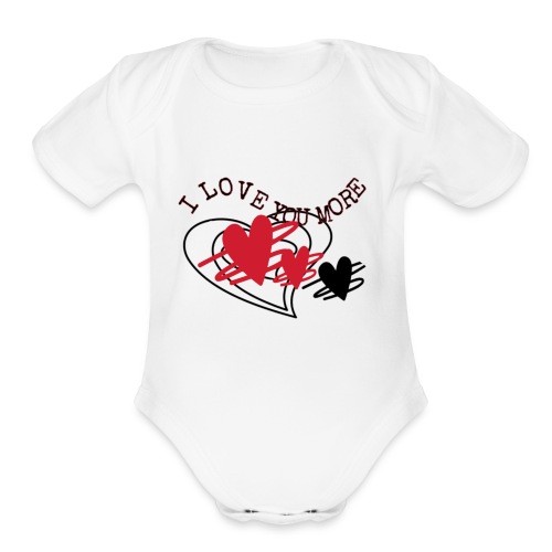 Loveyou - Organic Short Sleeve Baby Bodysuit