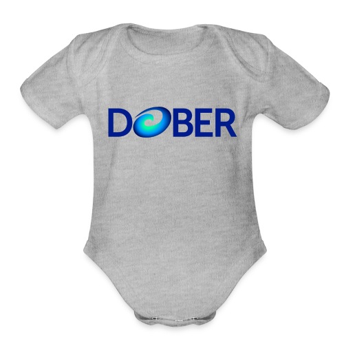 Dober - Color Logo - Organic Short Sleeve Baby Bodysuit