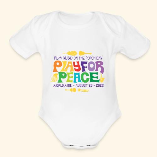 SHIRT3 26 - Organic Short Sleeve Baby Bodysuit