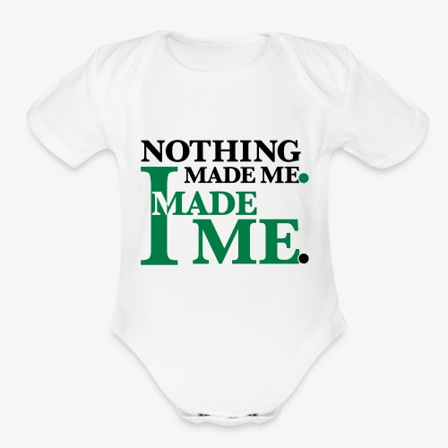 I MADE ME (free color choice) - Organic Short Sleeve Baby Bodysuit