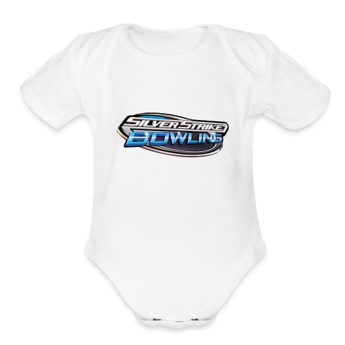 Silver Strike Bowling - Organic Short Sleeve Baby Bodysuit