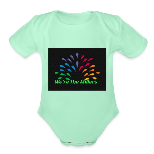 We're the Millers logo 1 - Organic Short Sleeve Baby Bodysuit