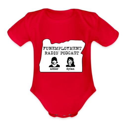FER Logo Classic Design - Organic Short Sleeve Baby Bodysuit