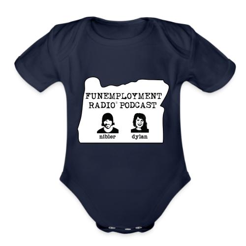FER Logo Classic Design - Organic Short Sleeve Baby Bodysuit