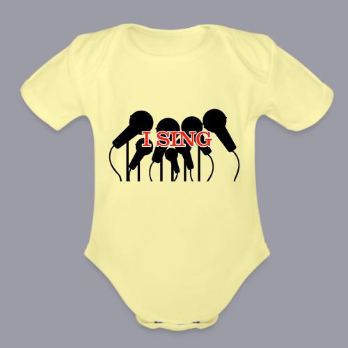 I SING - Organic Short Sleeve Baby Bodysuit