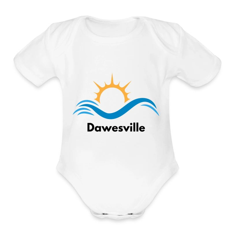 Dawesville shirt - Organic Short Sleeve Baby Bodysuit