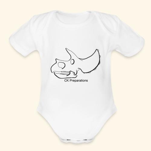 CK Preparations logo - Organic Short Sleeve Baby Bodysuit