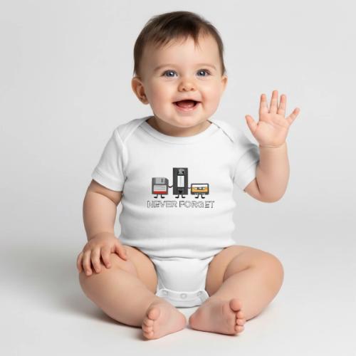 Design that embodies the past - Organic Short Sleeve Baby Bodysuit