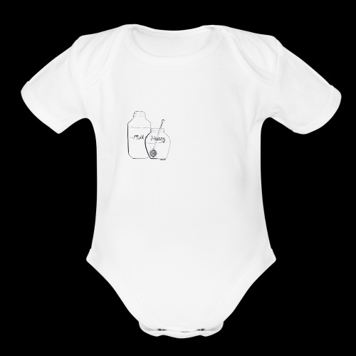Milk and Honey - Organic Short Sleeve Baby Bodysuit