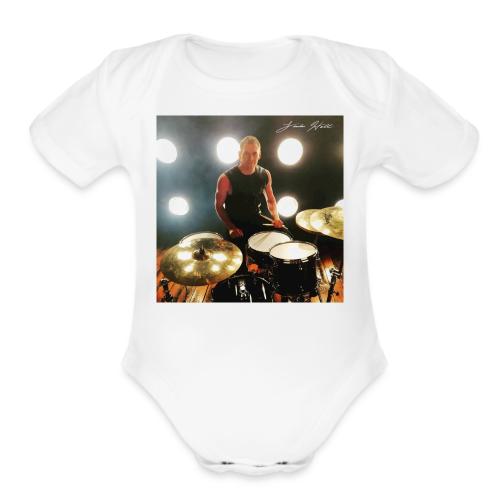Landon Hall Spotlight Photo - Organic Short Sleeve Baby Bodysuit