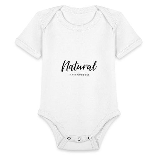 Natural Hair Goddess - Organic Short Sleeve Baby Bodysuit