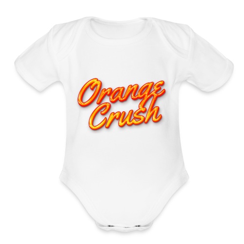 Orange Crush - Organic Short Sleeve Baby Bodysuit