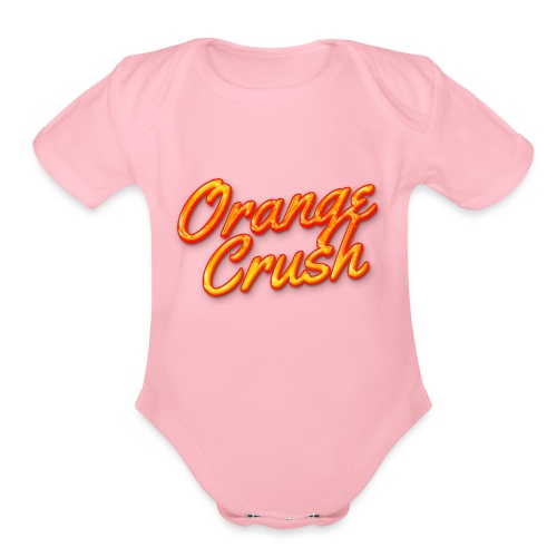 Orange Crush - Organic Short Sleeve Baby Bodysuit