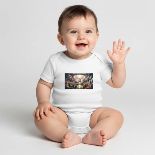 REVELATION 4 - Organic Short Sleeve Baby Bodysuit