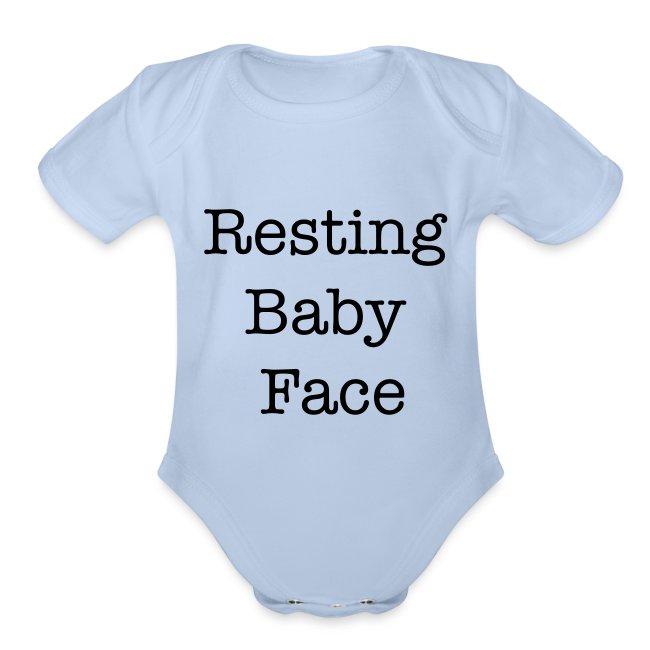 Resting Baby Face Baby Shower