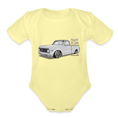 Short & Low C10 - Organic Short Sleeve Baby Bodysuit