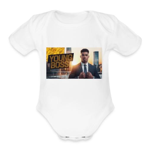 vidiq thumbnail 5 - Organic Short Sleeve Baby Bodysuit