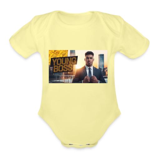 vidiq thumbnail 5 - Organic Short Sleeve Baby Bodysuit